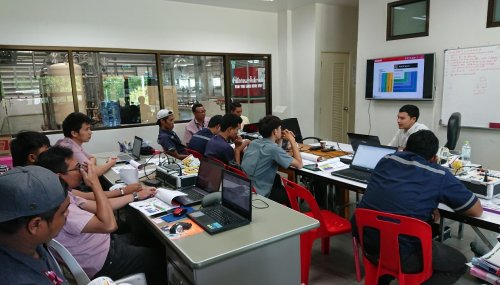 บรรยากาศการอบรม "BECKHOFF (Basic Program) & TwinCAT2"